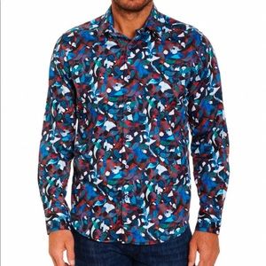 Robert Graham men's XXL micro corduroy cotton shirt. New with tags. $198 value